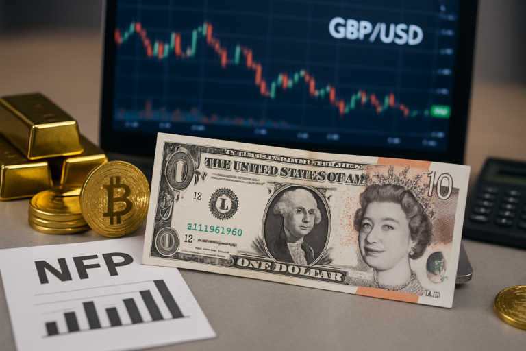 Analisis Dampak Data NFP dan Suku Bunga terhadap Pergerakan Pound Inggris vs Dolar AS