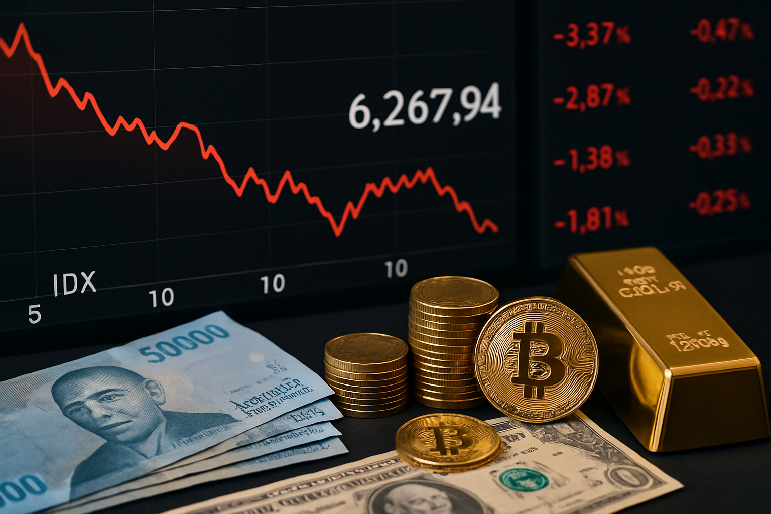 Analisis Dampak IHSG Merosot ke Level 6.267: Peran Rebalancing MSCI dan Tekanan Rupiah