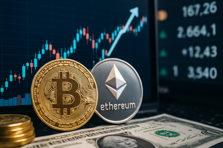 Analisis Dampak Kenaikan Bitcoin dan Ethereum di Tengah Sentimen Risiko Pasar yang Meningkat