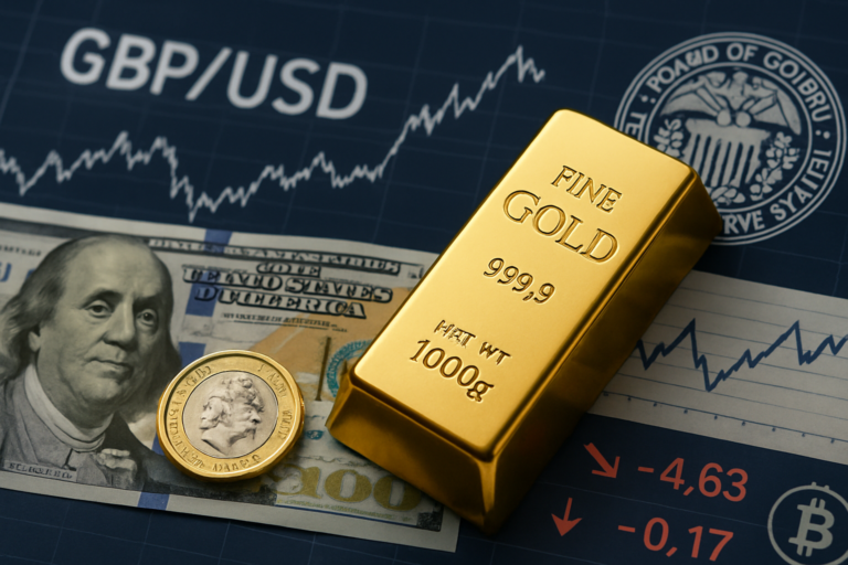 Analisis Dampak Kenaikan Pound Sterling dan Penurunan Peluang Kenaikan Suku Bunga The Fed terhadap Harga Emas