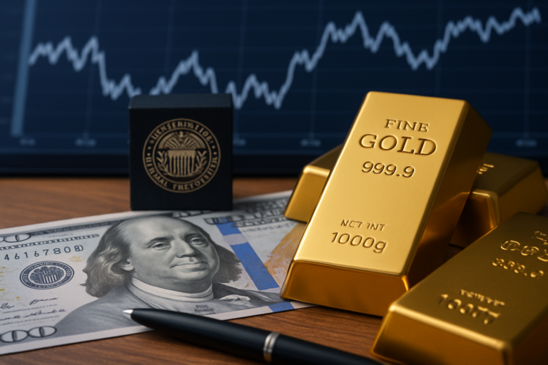 Analisis Dampak Kenaikan Suku Bunga The Fed terhadap Harga Emas Menjelang Rilis IHK AS