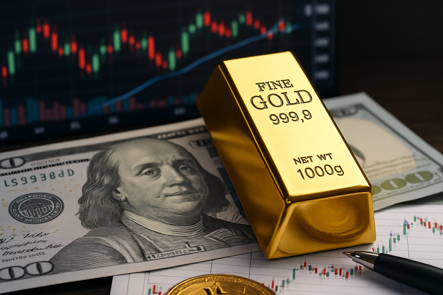 Analisis Dampak Pelemahan Dolar AS dan Perkiraan Kenaikan Suku Bunga The Fed terhadap Harga Emas