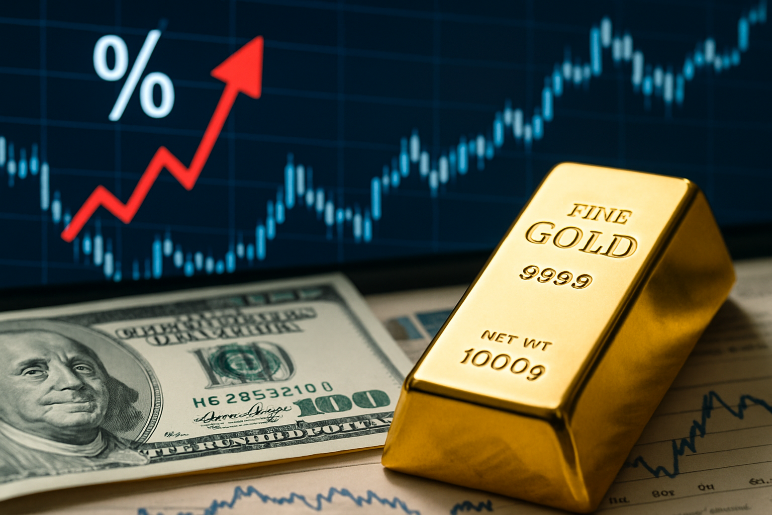 Analisis Dampak Suku Bunga dan Penguatan USD terhadap Harga Emas di 2024