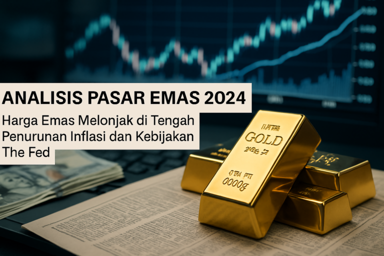 Analisis Pasar Emas 2024: Harga Emas Melonjak di Tengah Penurunan Inflasi dan Kebijakan The Fed
