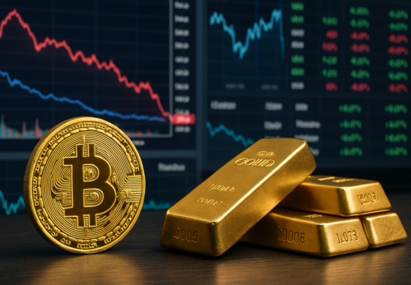 Benarkah Bitcoin Layak Disebut Emas Digital? Analisis Dampak Saat Harga Bitcoin Anjlok dan Emas Cetak Rekor