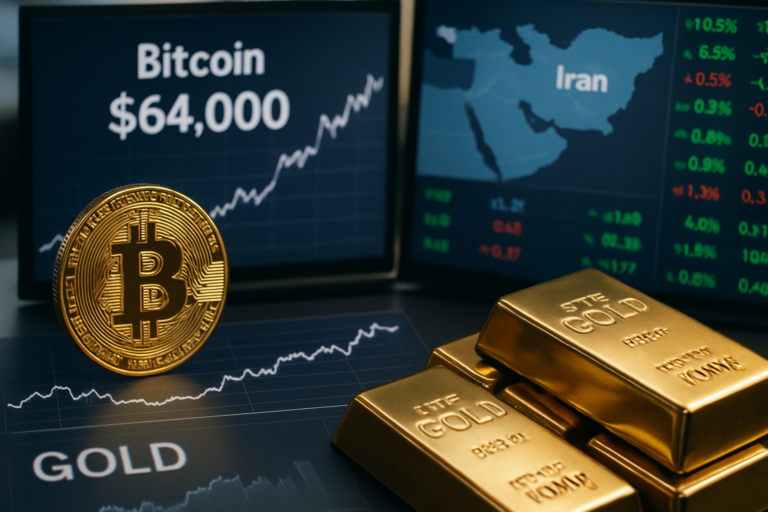 Dampak Harga Bitcoin Tembus US$64.000 terhadap Pergerakan Emas di Tengah Konflik Iran