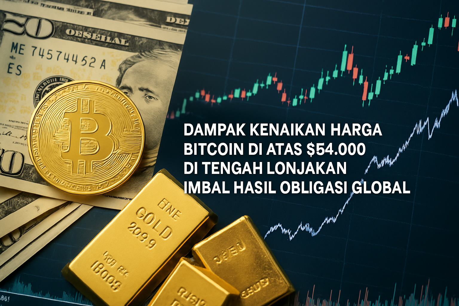 Dampak Kenaikan Harga Bitcoin di Atas $64.000 di Tengah Lonjakan Imbal Hasil Obligasi Global