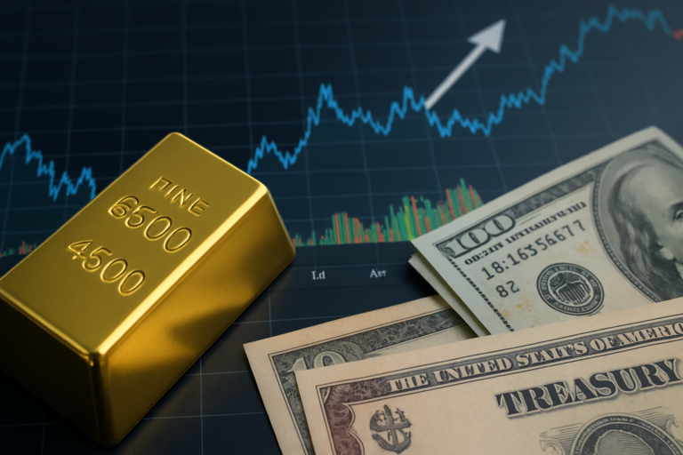 Dampak Kenaikan Harga Emas ke $4.500 terhadap Obligasi Treasury AS dan Dolar AS