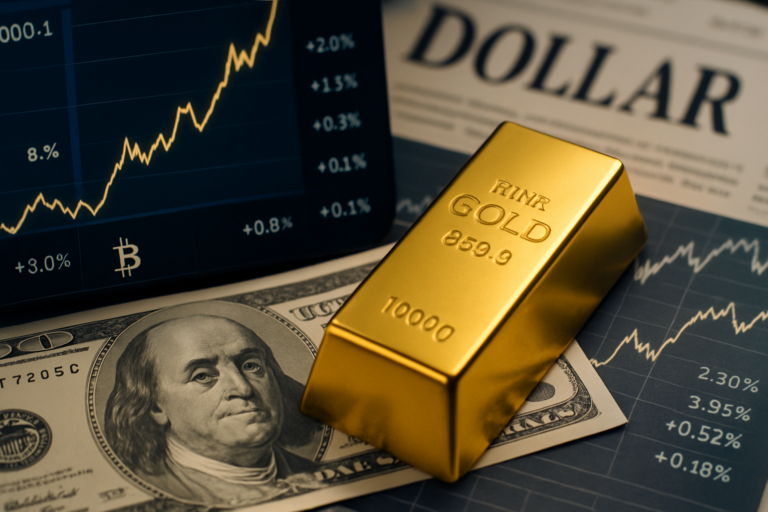 Dampak Kenaikan Harga Emas: Pengaruh Pelemahan Dolar AS dan Ekspektasi Fed Rate Terhadap Investasi Anda
