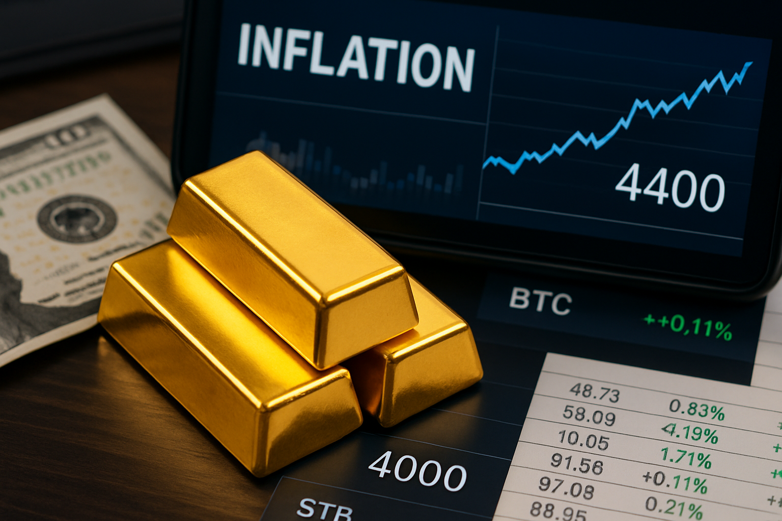 Dampak Kenaikan Harga Emas Tembus US$ 4.400 per Ons Troi di Tengah Antisipasi Data Inflasi AS