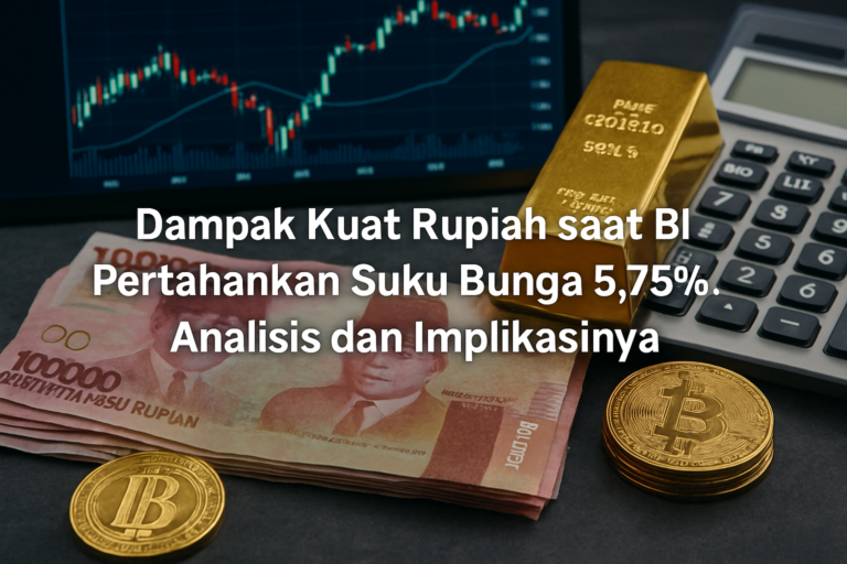 Dampak Kuat Rupiah saat BI Pertahankan Suku Bunga 5,75%: Analisis dan Implikasinya