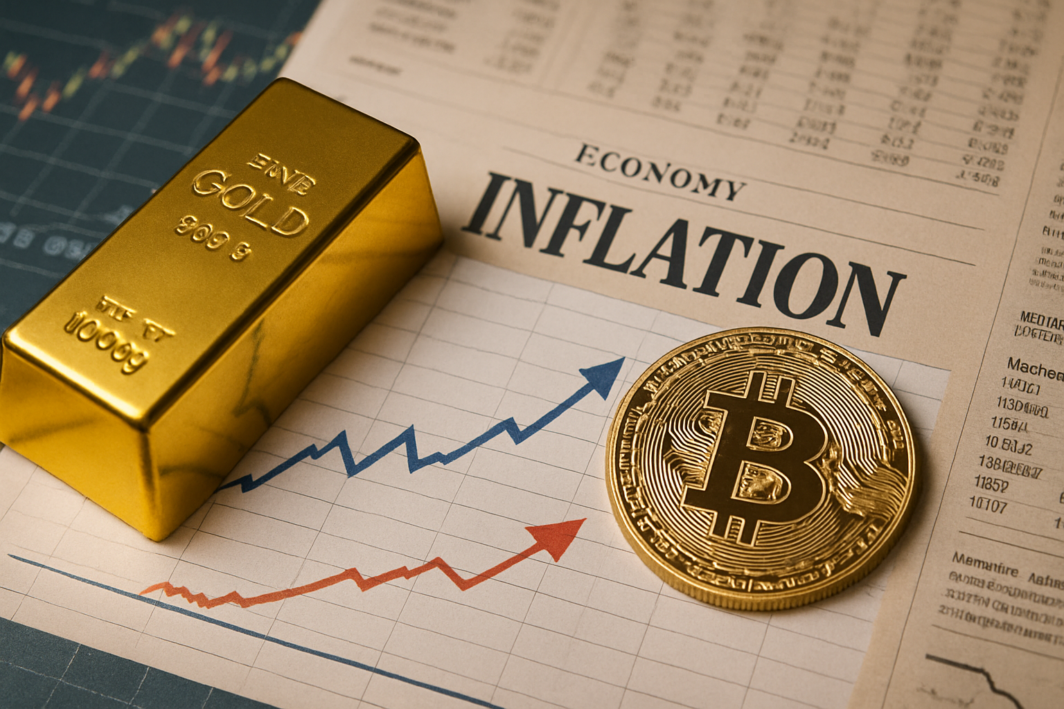 Dampak Melambatnya Inflasi Juli terhadap Harga Emas dan Sinyal Bottom Bitcoin: Analisis Terbaru
