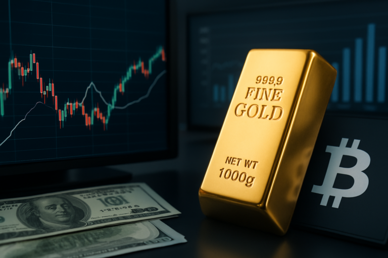 Dampak Melambatnya Inflasi Juli terhadap Kenaikan Harga Emas dan Sinyal Bottom Bitcoin yang Belum Lengkap