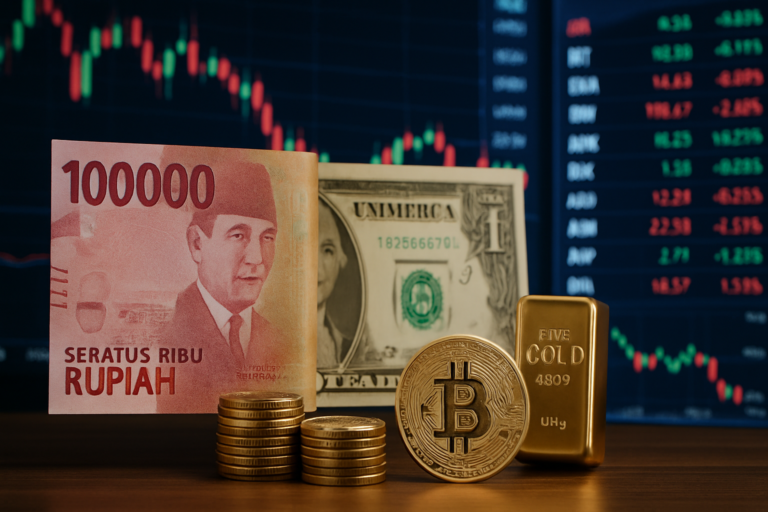 Dampak Pelemahan Rupiah ke Rp17.869 per Dolar AS dan Sentimen yang Mempengaruhi Pasar Saham Indonesia