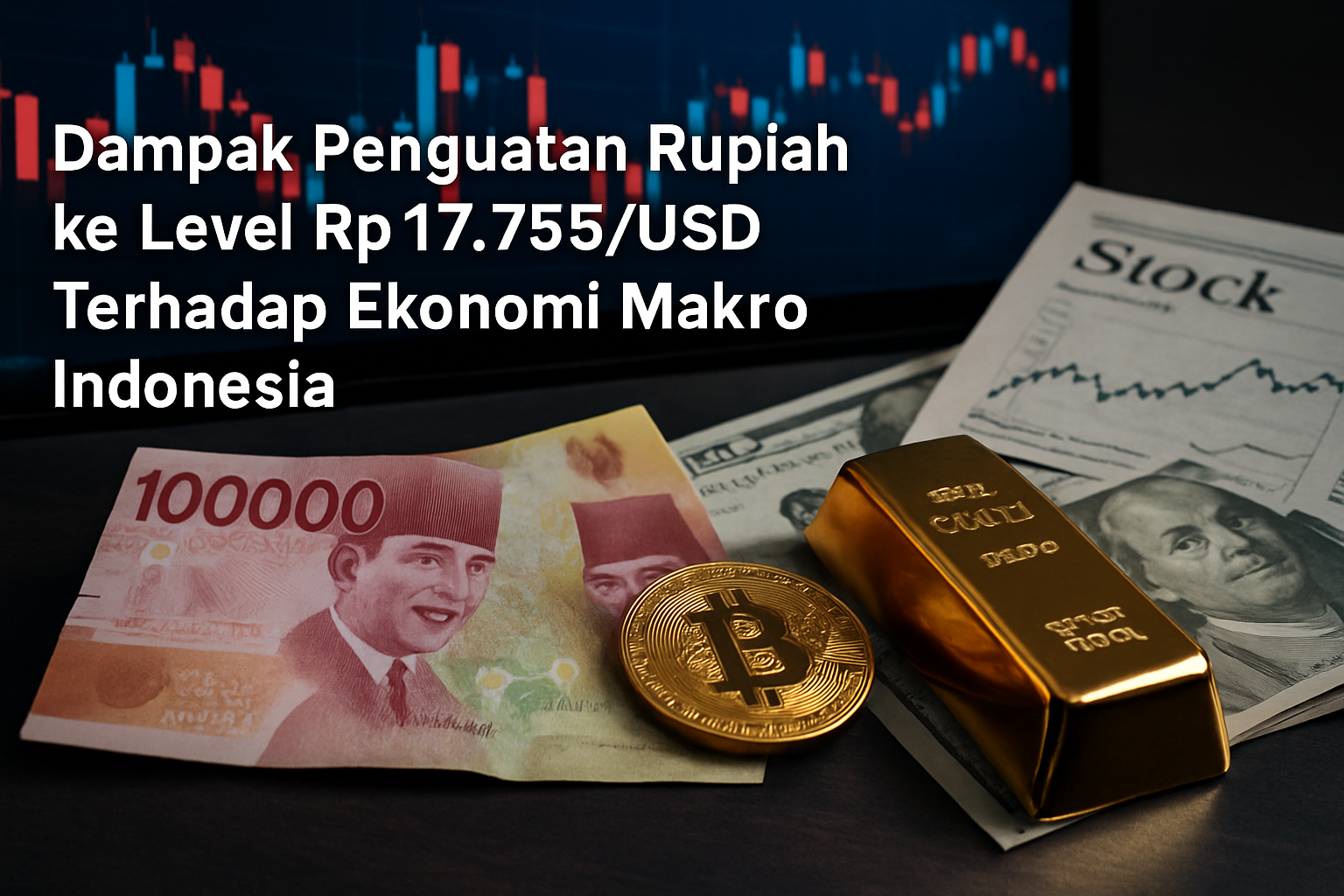 Dampak Penguatan Rupiah ke Level Rp17.755/USD Terhadap Ekonomi Makro Indonesia