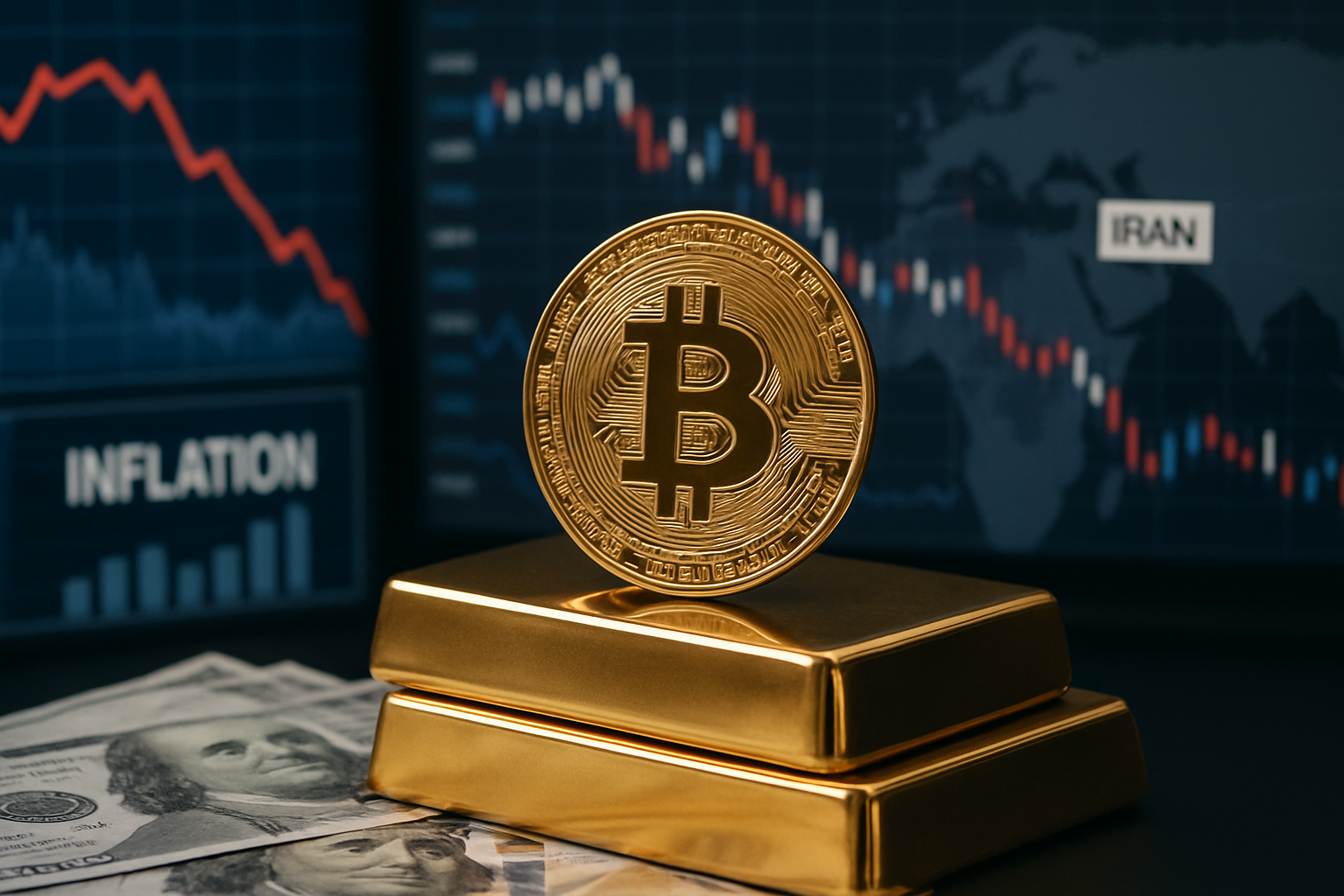 Dampak Penurunan Bitcoin di Bawah $65.000: Analisis Inflasi AS dan Risiko Geopolitik Iran terhadap Pasar Crypto