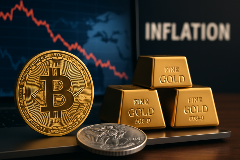 Dampak Penurunan Bitcoin saat Harga Emas dan Perak Naik di Tengah Inflasi Perang: Menguji Status 'Emas Digital'