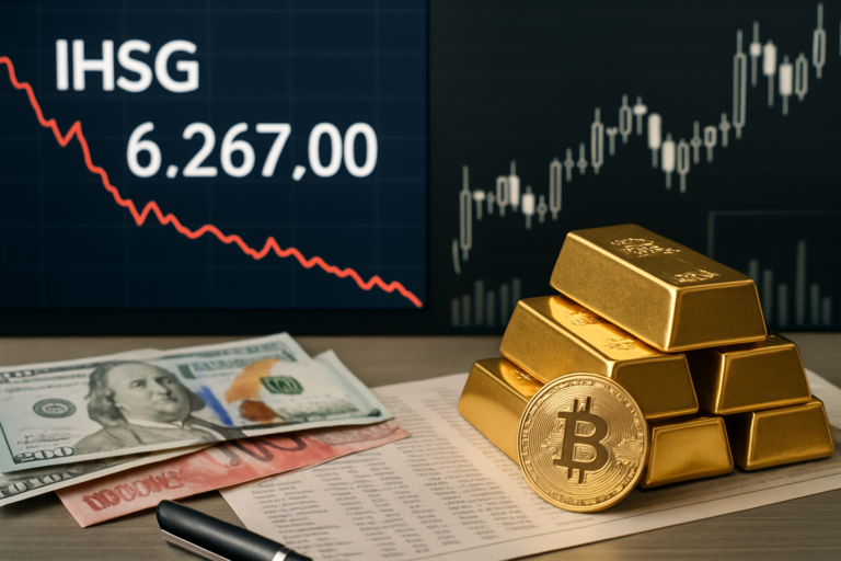 Dampak Penurunan IHSG ke Level 6.267: Tekanan Rebalancing MSCI dan Pelemahan Rupiah sebagai Pemicu Utama