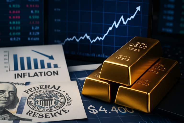 Dampak Penurunan Inflasi dan Kebijakan The Fed terhadap Harga Emas yang Melampaui $4.400