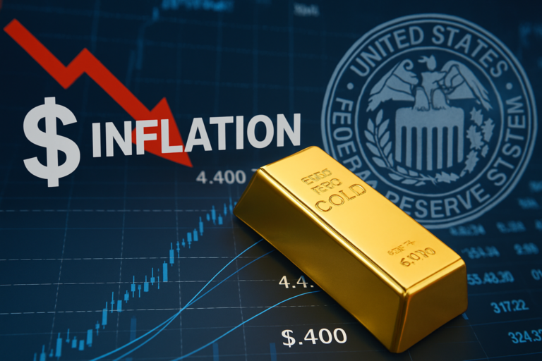 Dampak Penurunan Inflasi dan Kebijakan The Fed terhadap Harga Emas yang Melampaui $4.400