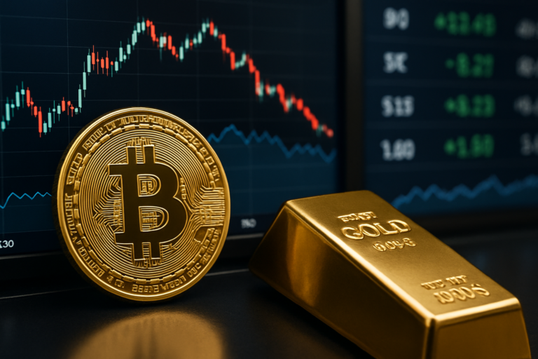 Dampak Prakiraan Harga Bitcoin terhadap Harga Emas: Analisis Lonjakan Volatilitas BTC dan Implikasinya