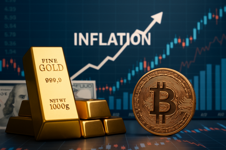 Mengapa Harga Emas Naik Setelah Data Inflasi Juli Sedang Bitcoin Tidak? Analisis Lengkap