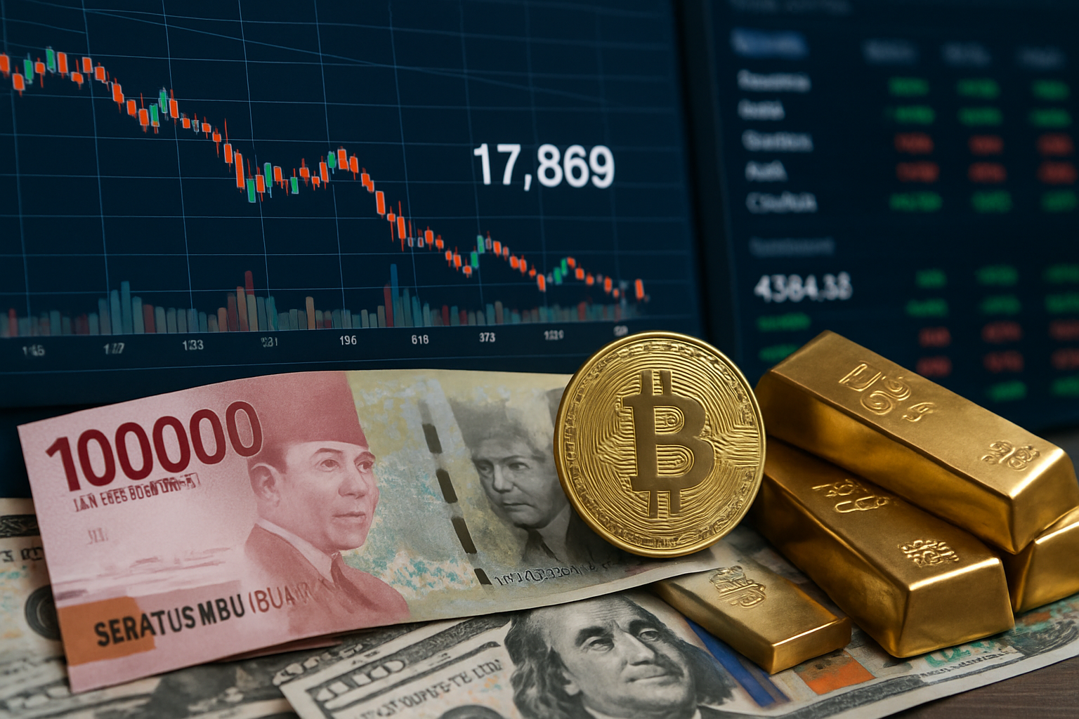 Mengupas Analisis Pasar: Penyebab Rupiah Melemah ke Rp17.869 per Dolar AS dan Sentimen yang Mempengaruhinya