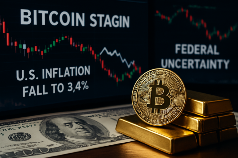 Pengaruh Penurunan Inflasi AS ke 3,4% dan Ketidakpastian Fed terhadap Stagnasi Harga Bitcoin
